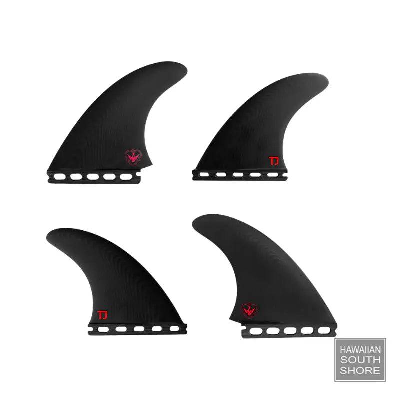 TAYLOR JENSEN Quad Fin Fiberglass FUTURES Black Color -  - [Surfboards Surf Shop and Clothing Boutique Honolulu]