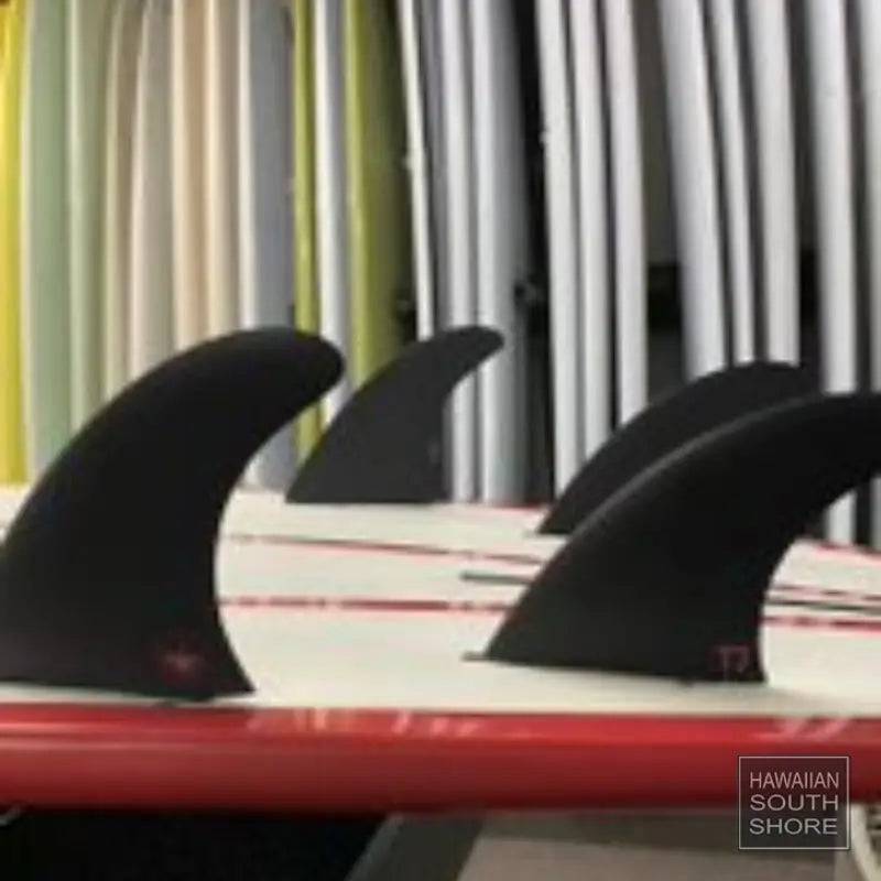 TAYLOR JENSEN Quad Fin Fiberglass FUTURES Black Color -  - [Surfboards Surf Shop and Clothing Boutique Honolulu]