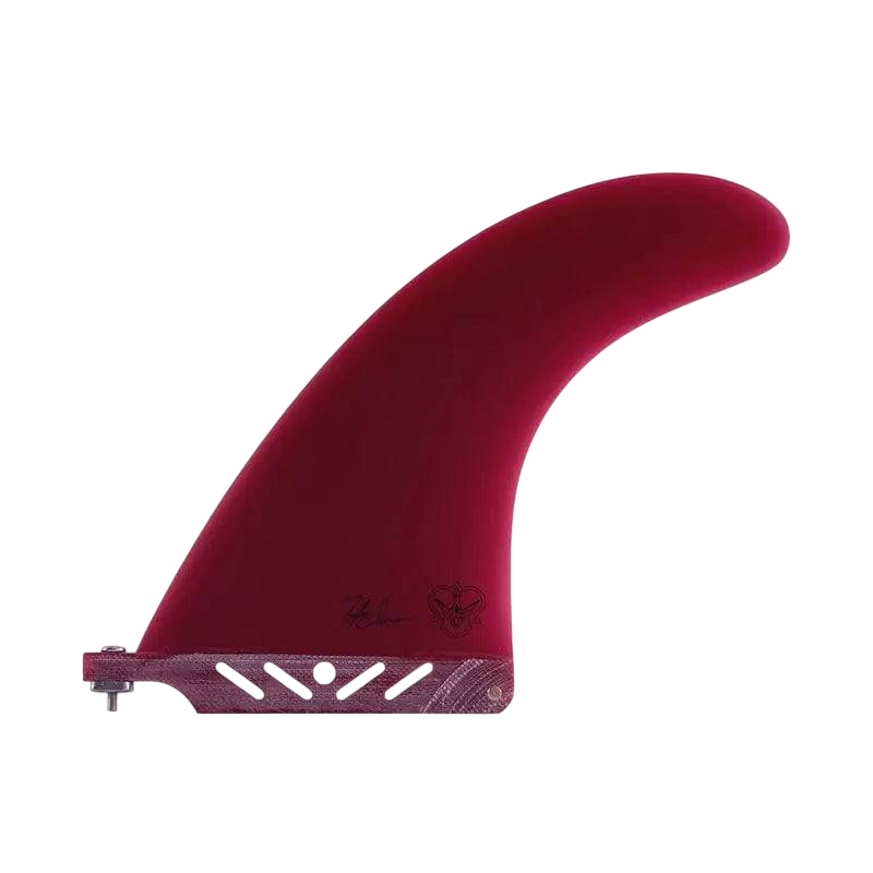 TAYLOR JENSEN Signature Center Longboard Fin Fiberglass 6.0"-8.0"/Red - SHOP SURF ACC. - [Surfboards Surf Shop and Clothing Boutique Honolulu]