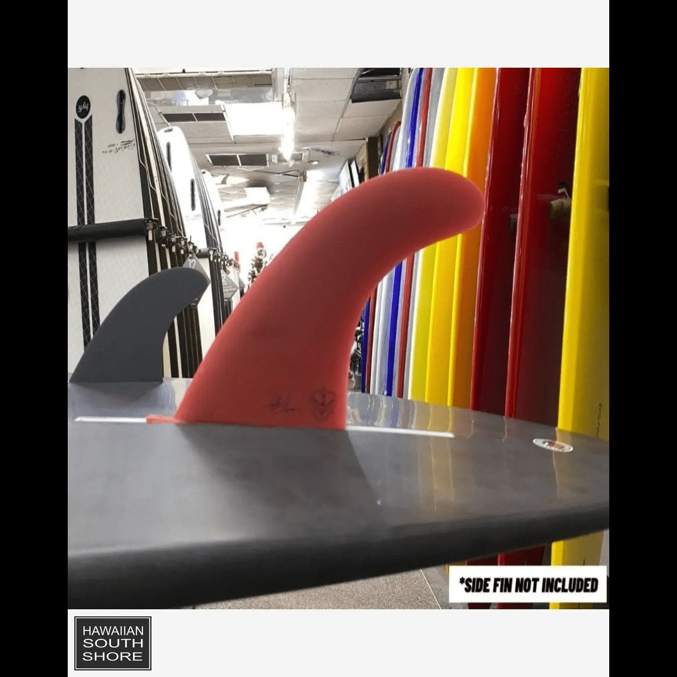 TAYLOR JENSEN Signature Center Longboard Fin Fiberglass 6.0&quot;-8.0&quot;/Red - SHOP SURF ACC. - [Surfboards Surf Shop and Clothing Boutique Honolulu]