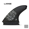 Large - Carbon Silver Surfboard Fins Surf Shop and Clothing Boutique Honolulu