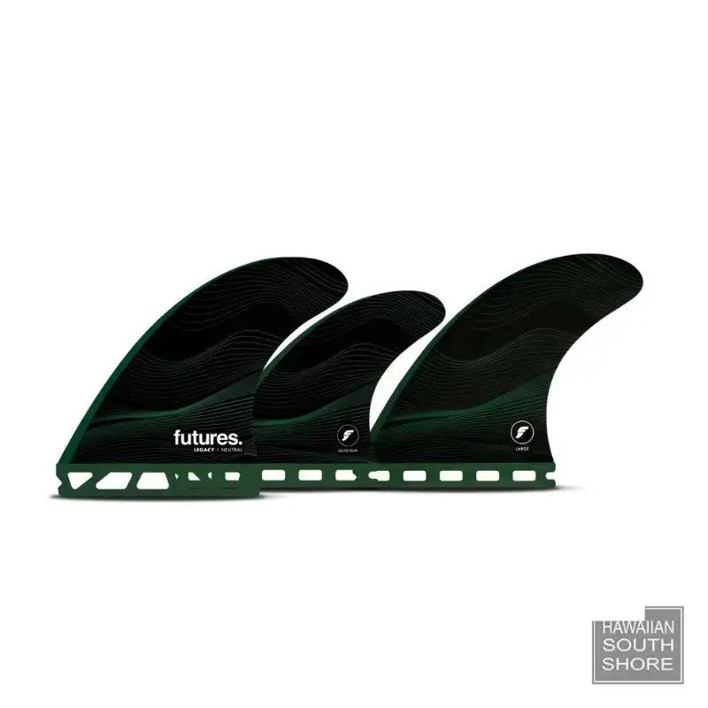 FUTURES 3 Fins F8 Legacy Honeycomb Large Green Neutral Template - SHOP SURF ACC. - [Surfboards Surf Shop and Clothing Boutique Honolulu]