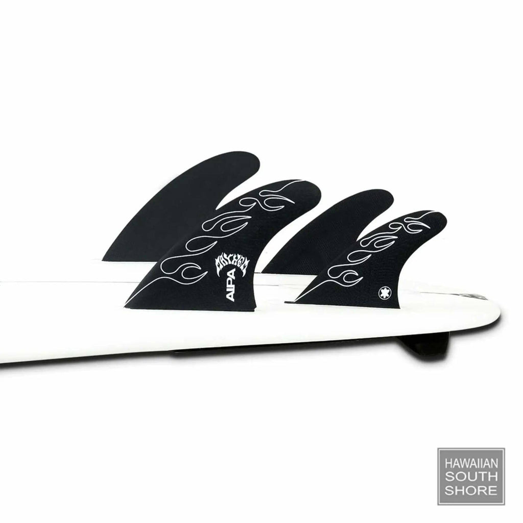 FUTURES AIPA 5-Fin Torches Large Rake Template Black Flame - SHOP SURF ACC. - [Surfboards Surf Shop and Clothing Boutique Honolulu]