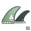 FUTURES AMT Twin+1 Honeycomb Medium Pivot Template Green Grey - SHOP SURF ACC. - [Surfboards Surf Shop and Clothing Boutique Honolulu]