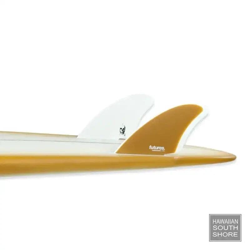 FUTURES Christenson Keel Fin Fiberglass Brown White - SHOP SURF ACC. - [Surfboards Surf Shop and Clothing Boutique Honolulu]