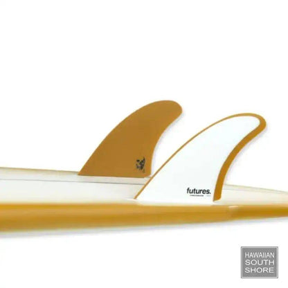 FUTURES Christenson Twin Fin Fiberglass White Brown - SHOP SURF ACC. - [Surfboards Surf Shop and Clothing Boutique Honolulu]