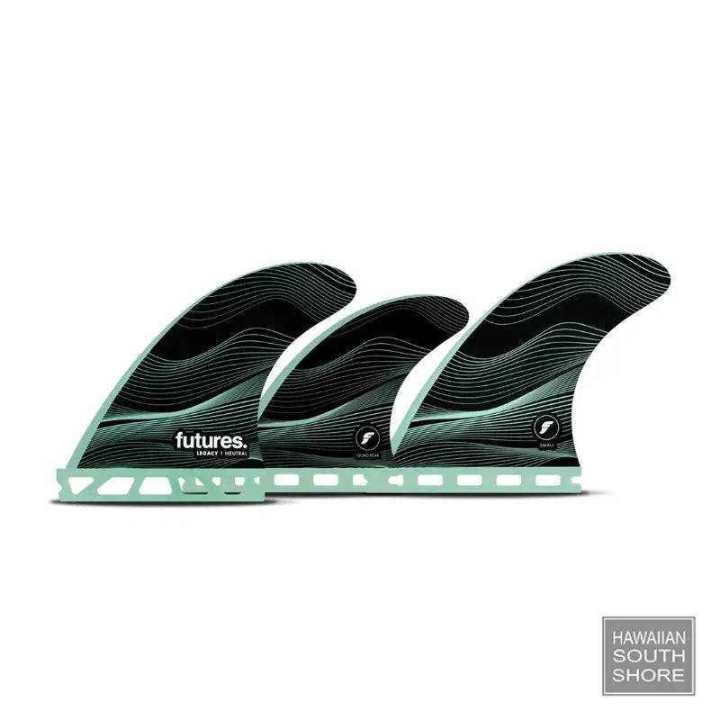 FUTURES F4 LEGACY 5-Fin Honeycomb Small Neutral Template Black Green - SHOP SURF ACC. - [Surfboards Surf Shop and Clothing Boutique Honolulu]