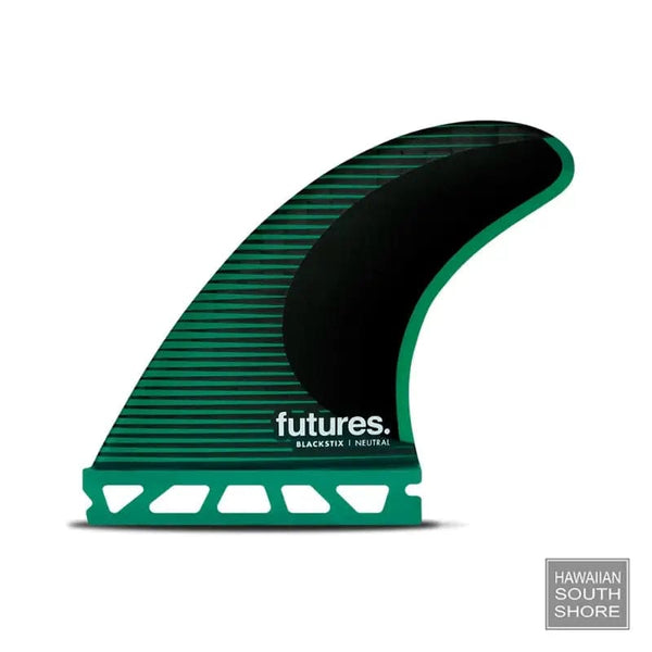 FUTURES F6 3 Fins Blackstix Medium Neutral Template Green - SHOP SURF ACC. - [Surfboards Surf Shop and Clothing Boutique Honolulu]