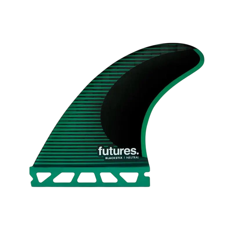 FUTURES F6 3 Fins Blackstix Medium Neutral Template Green - SHOP SURF ACC. - [Surfboards Surf Shop and Clothing Boutique Honolulu]