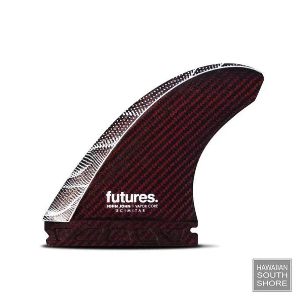 FUTURES John John Florence Signature Scimitar Vapor Core Large Red Carbon - SHOP SURF ACC. - [Surfboards Surf Shop and Clothing Boutique Honolulu]