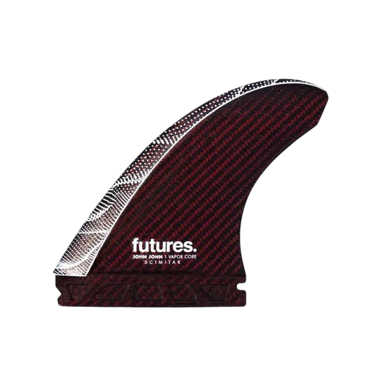 FUTURES John John Florence Signature Scimitar Vapor Core Large Red Carbon - SHOP SURF ACC. - [Surfboards Surf Shop and Clothing Boutique Honolulu]