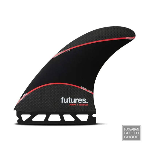 FUTURES Jordy Signature TechFlex Large Rake Template Black/Red - SHOP SURF ACC. - [Surfboards Surf Shop and Clothing Boutique Honolulu]