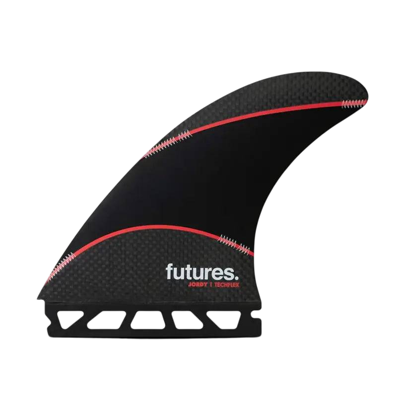 FUTURES Jordy Signature TechFlex Large Rake Template Black/Red - SHOP SURF ACC. - [Surfboards Surf Shop and Clothing Boutique Honolulu]