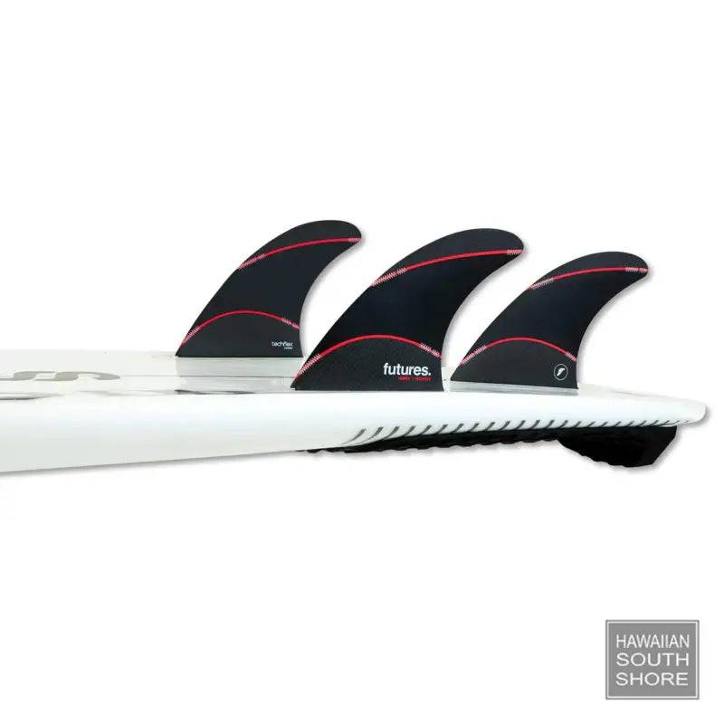 FUTURES Jordy Signature TechFlex Large Rake Template Black/Red - SHOP SURF ACC. - [Surfboards Surf Shop and Clothing Boutique Honolulu]