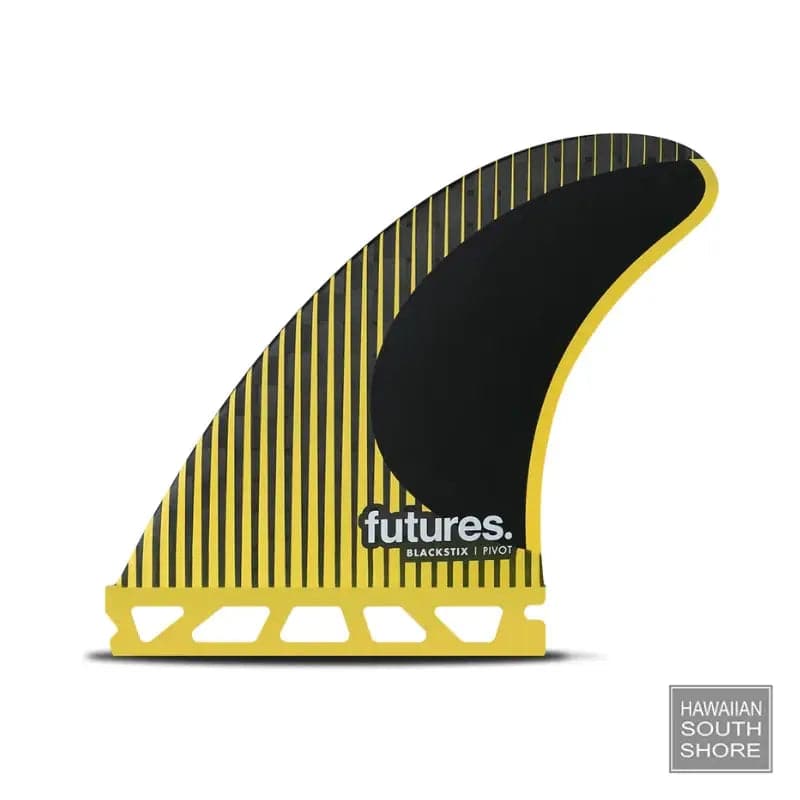 FUTURES P6 3 Fins Blackstix Medium Pivot Template Yellow - SHOP SURF ACC. - [Surfboards Surf Shop and Clothing Boutique Honolulu]