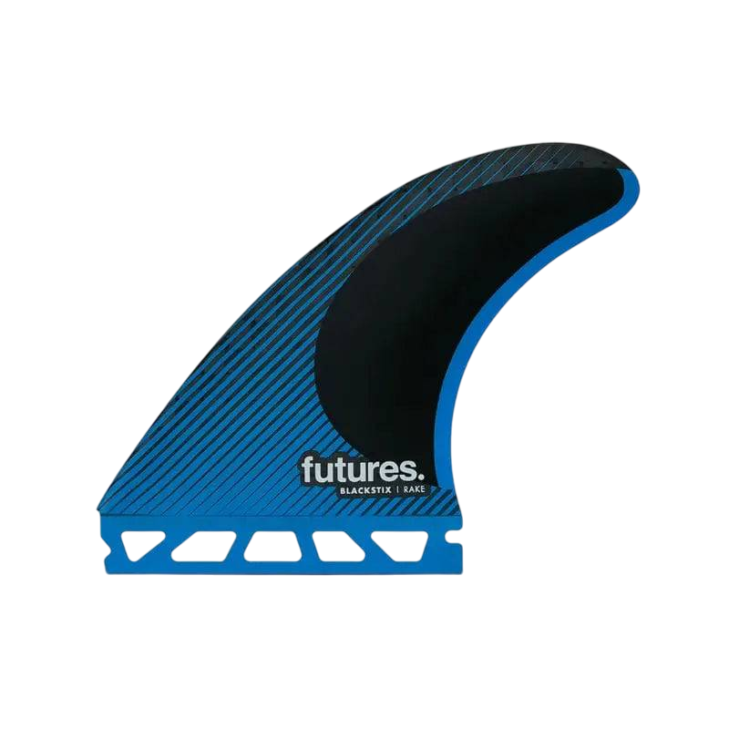 FUTURES R6 3 Fins Blackstix Medium Blue Rake Template - SHOP SURF ACC. - [Surfboards Surf Shop and Clothing Boutique Honolulu]