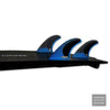 FUTURES R6 3 Fins Blackstix Medium Blue Rake Template - SHOP SURF ACC. - [Surfboards Surf Shop and Clothing Boutique Honolulu]