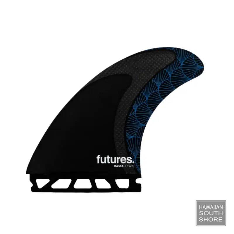 FUTURES Rasta Twin+1 HC with Carbon Black Blue - SHOP SURF ACC. - [Surfboards Surf Shop and Clothing Boutique Honolulu]