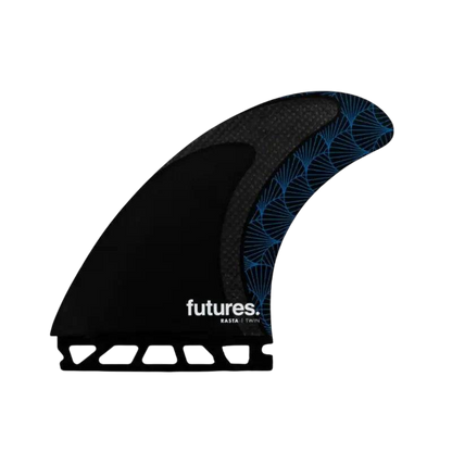 FUTURES Rasta Twin+1 HC with Carbon Black Blue - SHOP SURF ACC. - [Surfboards Surf Shop and Clothing Boutique Honolulu]