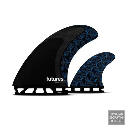 FUTURES Rasta Twin+1 HC with Carbon Black Blue - SHOP SURF ACC. - [Surfboards Surf Shop and Clothing Boutique Honolulu]