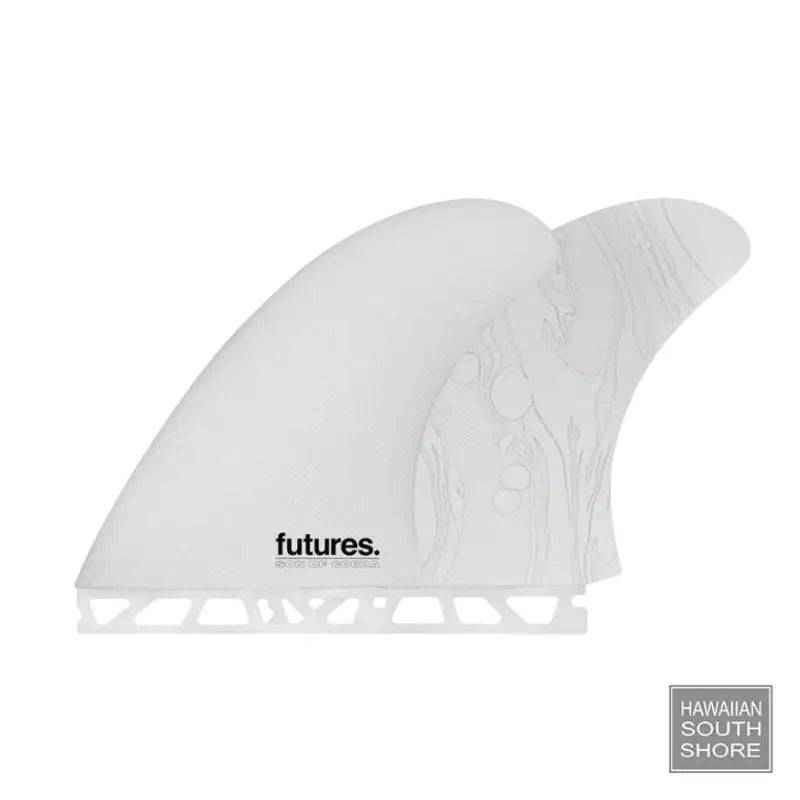 FUTURES Son of Cobra Twin Fin Fiberglass Grey White - SHOP SURF ACC. - [Surfboards Surf Shop and Clothing Boutique Honolulu]