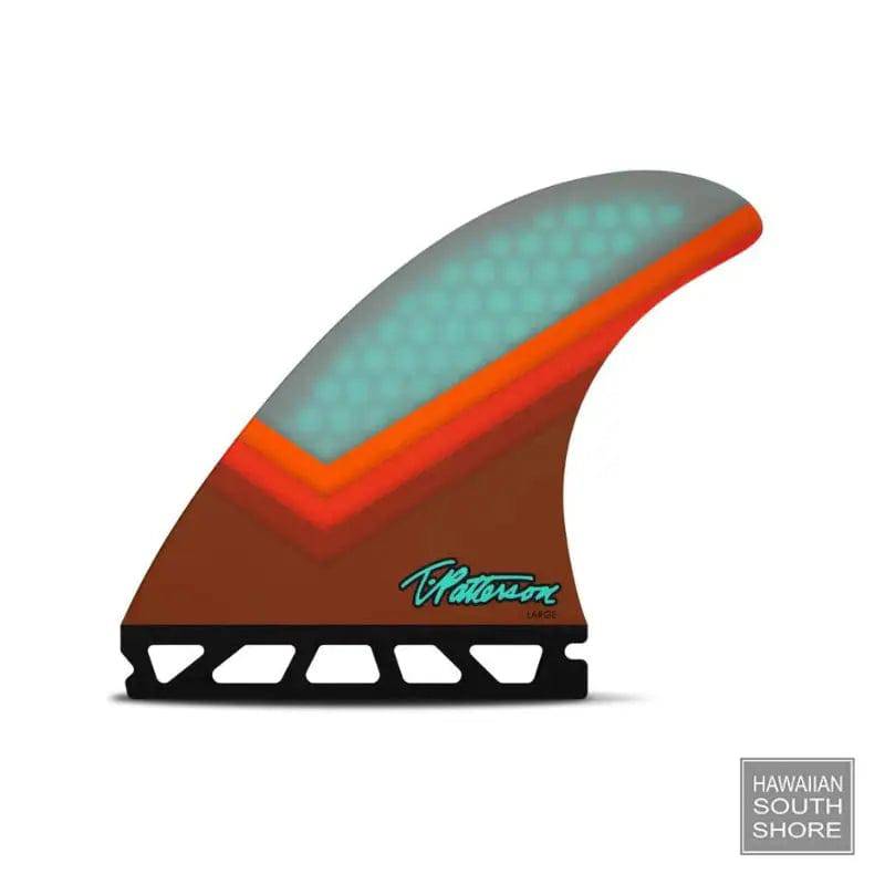 FUTURES TP1 3-Fin Honeycomb Large Pivot Template Tan Blue Orange - SHOP SURF ACC. - [Surfboards Surf Shop and Clothing Boutique Honolulu]