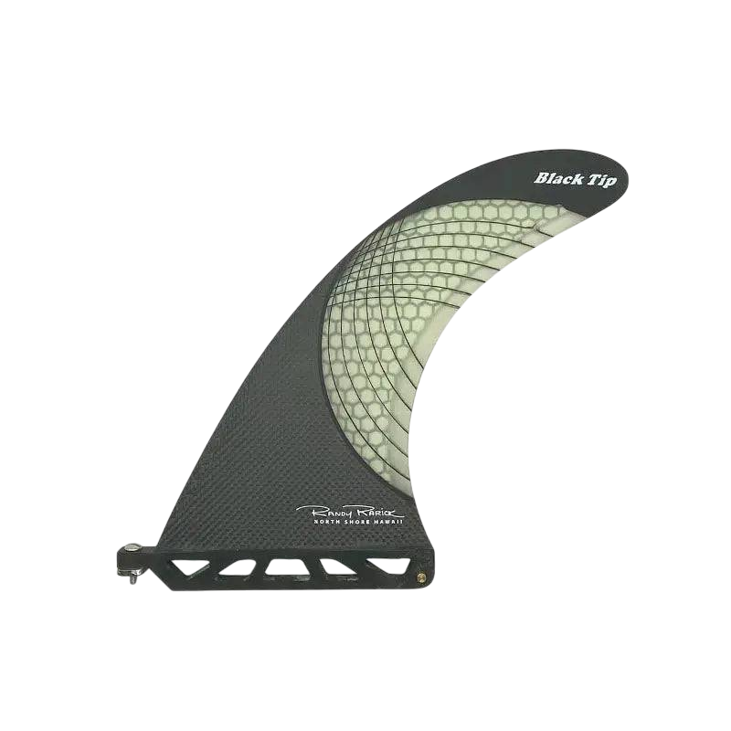 Randy Rarick BLACK TIP FLEX Longboard Fin 7.5"-10.0" Carbon Super Flex Tip - SHOP SURF ACC. - [Surfboards Surf Shop and Clothing Boutique Honolulu]