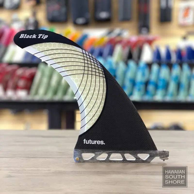 Randy Rarick BLACK TIP FLEX Longboard Fin 7.5"-10.0" Carbon Super Flex Tip - SHOP SURF ACC. - [Surfboards Surf Shop and Clothing Boutique Honolulu]