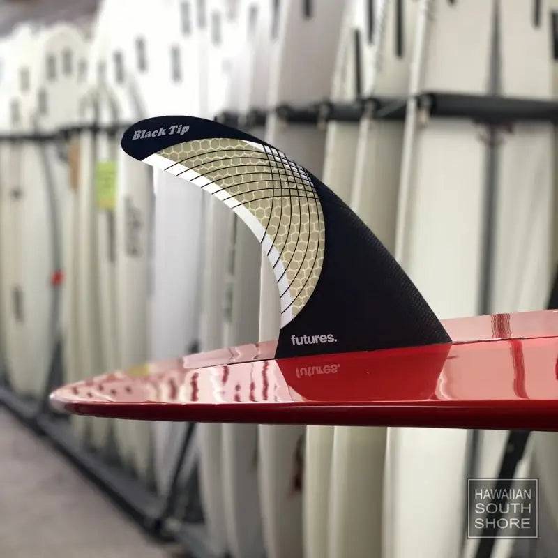 Randy Rarick BLACK TIP FLEX Longboard Fin 7.5"-10.0" Carbon Super Flex Tip - SHOP SURF ACC. - [Surfboards Surf Shop and Clothing Boutique Honolulu]