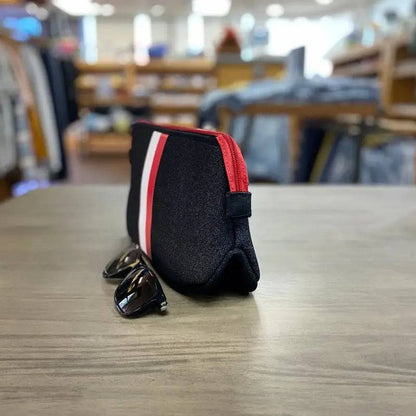 HA Bag Grayson Pouch Bag Kyle Black Denim Red White - BAG - [Surfboards Surf Shop and Clothing Boutique Honolulu]