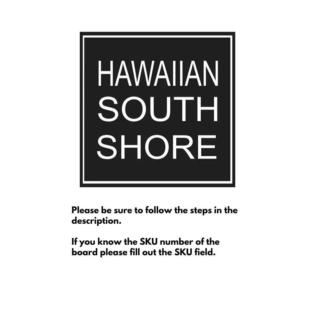 Hawaiian South Shore Image Logo for $200 Non Refundable deposit 