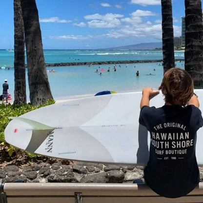 HawaiianSouthShore 1996 Tee Kids Made in Hawaii XS-L Black - CLOTHING - [Surfboards Surf Shop and Clothing Boutique Honolulu]