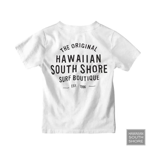 HawaiianSouthShore 1996 Tee Kids XS-L White - CLOTHING - [Surfboards Surf Shop and Clothing Boutique Honolulu]