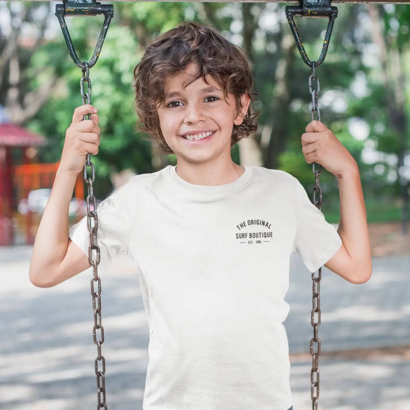 HawaiianSouthShore 1996 Tee Kids XS-L White - CLOTHING - [Surfboards Surf Shop and Clothing Boutique Honolulu]