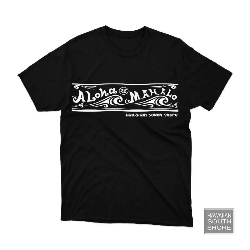 HawaiianSouthShore 25th Anniversary Tees Made in Hawaii S-2XL Black - CLOTHING - [Surfboards Surf Shop and Clothing Boutique Honolulu]