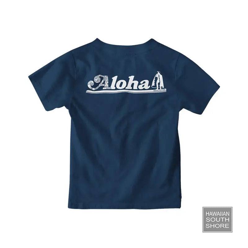 HawaiianSouthShore ALOHA Kids Made in Hawaii XS-LNavy - CLOTHING - [Surfboards Surf Shop and Clothing Boutique Honolulu]