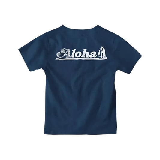 HawaiianSouthShore ALOHA Kids Made in Hawaii XS-LNavy - CLOTHING - [Surfboards Surf Shop and Clothing Boutique Honolulu]