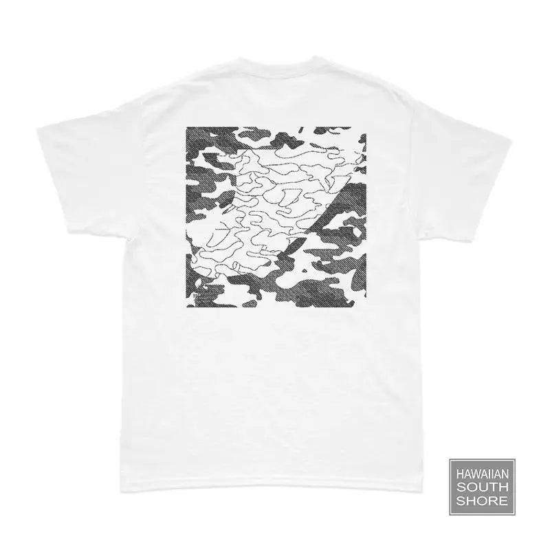 HawaiianSouthShore CAMO FIN Made in Hawaii S-2XL White - CLOTHING - [Surfboards Surf Shop and Clothing Boutique Honolulu]