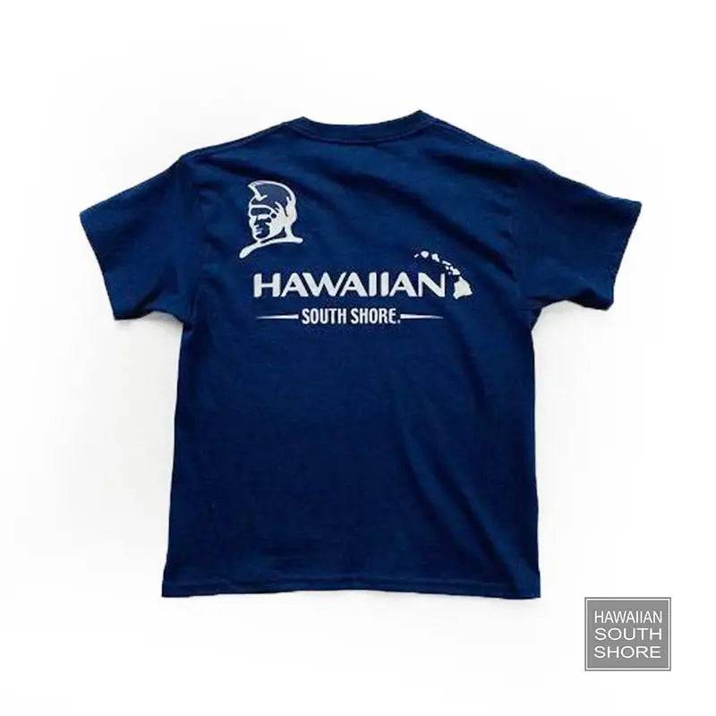 HawaiianSouthShore KAMEHAMEHA Kids Tee Made in Hawaii XS-L Navy - CLOTHING - [Surfboards Surf Shop and Clothing Boutique Honolulu]