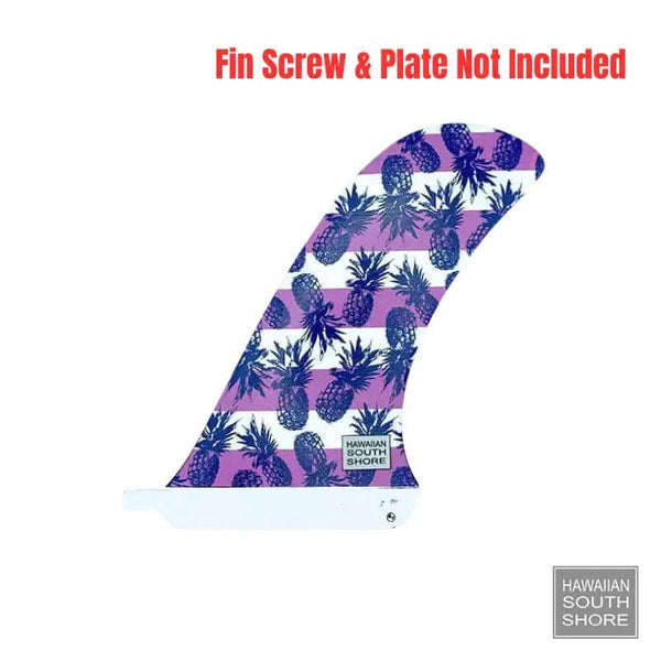 HawaiianSouthShore PIVOT Longboard Fin Fiberglass 8.5&quot;-9.5&quot;/Pineapple Pink - SHOP SURF ACC. - [Surfboards Surf Shop and Clothing Boutique Honolulu]