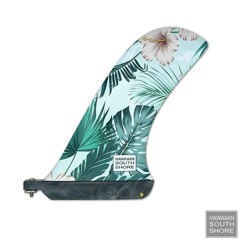 HawaiianSouthShore PIVOT Longboard Fin Fiberglass Hibiscus - SHOP SURF ACC. - [Surfboards Surf Shop and Clothing Boutique Honolulu]