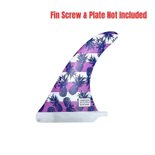 HawaiianSouthShore Rake Noserider Longboard Fin 7'5-9'5 Pineapple Pink - SHOP SURF ACC. - [Surfboards Surf Shop and Clothing Boutique Honolulu]