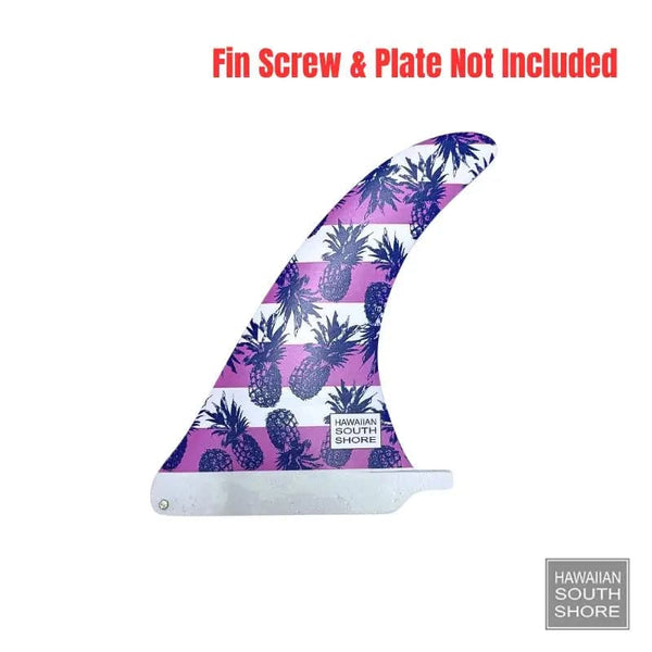 HawaiianSouthShore Rake Noserider Longboard Fin 7&#39;5-9&#39;5 Pineapple Pink - SHOP SURF ACC. - [Surfboards Surf Shop and Clothing Boutique Honolulu]