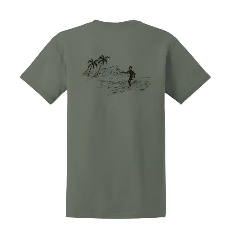 HawaiianSouthShore RETRO Made in Hawaii S-2XL Green - CLOTHING - [Surfboards Surf Shop and Clothing Boutique Honolulu]