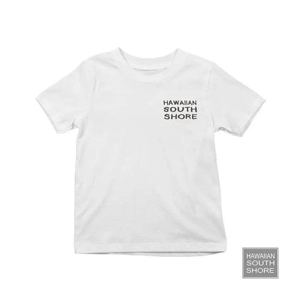 HawaiianSouthShore SUPPLY Kids Tee Made in Hawaii XS-LWhite - CLOTHING - [Surfboards Surf Shop and Clothing Boutique Honolulu]