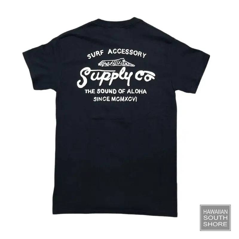 HawaiianSouthShore SUPPLY Made in Hawaii S-2X Black with Pocket - CLOTHING - [Surfboards Surf Shop and Clothing Boutique Honolulu]