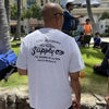 HawaiianSouthShore SUPPLY Made in Hawaii S-2XL White - CLOTHING - [Surfboards Surf Shop and Clothing Boutique Honolulu]