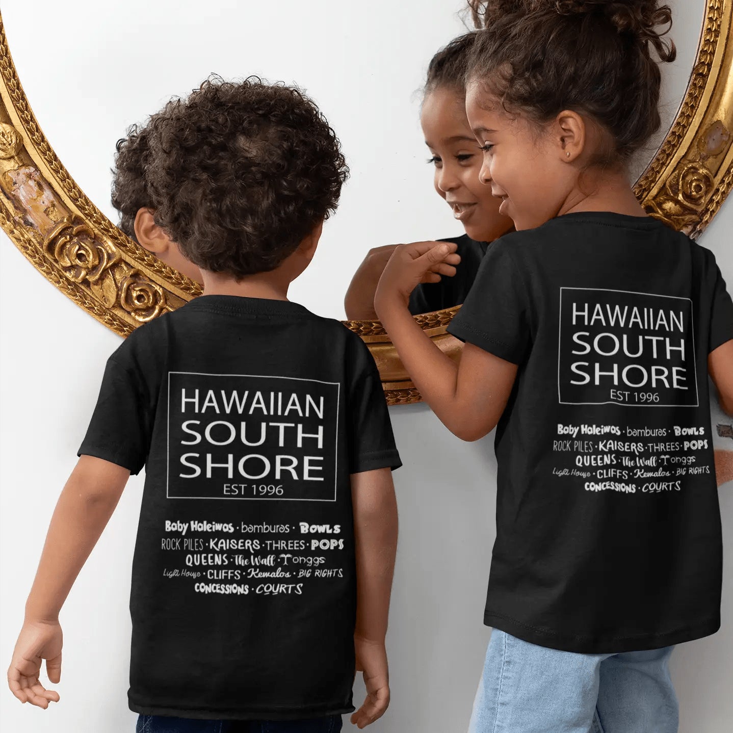 HawaiianSouthShore SURFPOINT Kids Made in Hawaii XS-L Black - CLOTHING - [Surfboards Surf Shop and Clothing Boutique Honolulu]