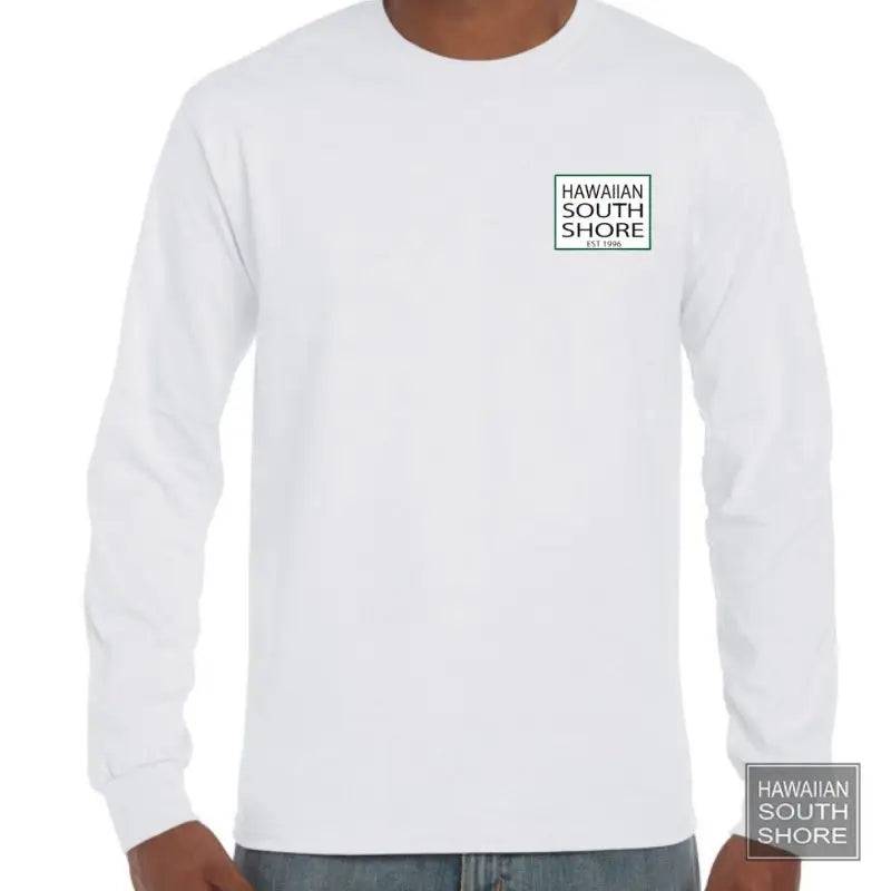 HawaiianSouthShore SURFPOINT Longsleeves Medium White - CLOTHING - [Surfboards Surf Shop and Clothing Boutique Honolulu]