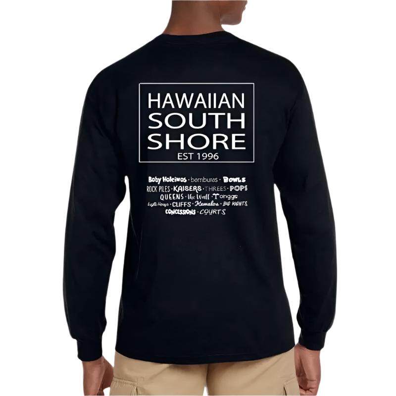 HawaiianSouthShore SURFPOINT Longsleeves (Small-XLarge) Black - CLOTHING - [Surfboards Surf Shop and Clothing Boutique Honolulu]